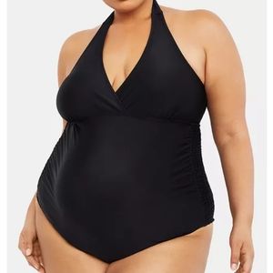 Motherhood Plus size Maternity one piece swimsuit size XL